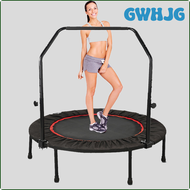 GWHJG Foldable Children’s Adult Trampoline, Easy To Carry Jumping Bed Indoors And Outdoors, Gym Trampolines With Handrails 36-48 Inch GERHT