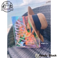 Kissy Hand bag thickened kissy colorful PVC jelly bag Kissy镭射包 镭射袋 Laser Bag