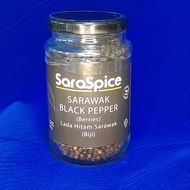 Sarawak Black Peppercorn. 190gm. Bottled. PEP-004