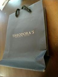 希奧朵拉手錶與珠寶 Theodora’s watches &amp; jewelry 很有質感硬挺手提紙袋/手提袋/約7-8成新