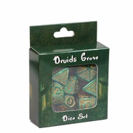 New Druid Dice coc Cthulhu Board Game: Gates of B'had3coc Dice curtain role-playing dice polyhedral 