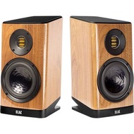 Elac Vela BS403 Walnut speakers