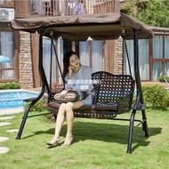 HY-# Swing Outdoor Outdoor Courtyard Balcony Garden Swing Chair Home Hanging Basket Rattan Chair Rocking Chair Glider Ha
