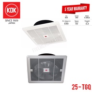 Exhaust Fan KDK 25 TGQ 10" Ceiling Fan KDK Ceiling KDK 25TGQ Hexos Exhaust Roof Fan KDK 25cm