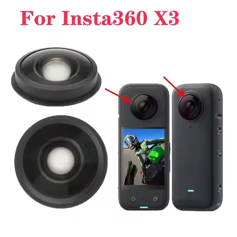 New High Quality For Insta360 X3 Glass Lens Replacement Action Camera Repair Parts for Insta360 One 