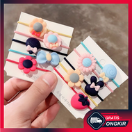 Gratis Ongkir - Ikat Rambut Karet Warna-Warni Gaya Korea Fashion Anak Perempuan / Tali Rambut Anak