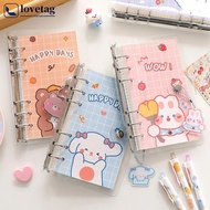 LOVETAG Kawaii Journal Notebook Loose-leaf Binder Bear Planner For Students Office School Supplies Notepad Stationery B9C6