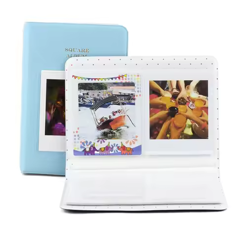 4 inc Square Photo Album Color Book / Wall Album /Stickers For Film Paper of Fujifilm Instax SQ1 SQ1