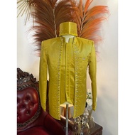 Groom's Beskap with pearl striped motif Basofi groom's/ Adult groom's wedding attire/