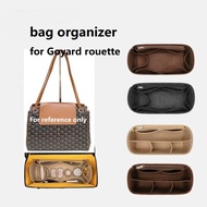 【soft and light】bag organiser insert for goyard rouette bag in bag organizer multi pocket compartmen