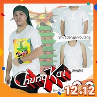 CY CHUNG KAI PAGODA 401/402/406 PLUS SIZE O NECK INNER SHIRT / Baju Pagoda / Kain Sejuk