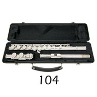 ARMSTRONG 104 Flute C Tune ชุบเงินนิกเกิล16รูปิดเครื่องดนตรีมืออาชีพพร้อม Gratis Ongkir เคส