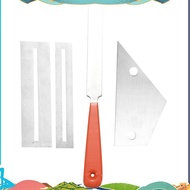 Stainless Steel Guitar Fret File+Fret Rocker Level+Fingerboard Protector Guitar Luthier Tool