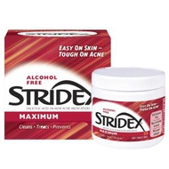 Stridex - 2%水楊酸 有效抗痘潔面片 55片 - 紅色 (平行進口)
