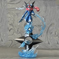 AnimeFigureGkGreninjaWaterShurikenEvolvedPetElfStatueCreativeDollOrnamentModelChristmasToyGiftInStoc