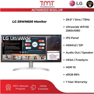 LG 29WN600 Monitor - 29.0" | 5ms / 75Hz / IPS Panel | HDMIx2 / DP | Audio Out / SPK | VESA / FreeSyn