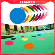 [Flameer] 8 Coloured Dot Stickers Multicolor Floor Dots for Classroom Office Events