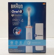 德國百靈Oral-B-PRO4 3D電動牙刷 貝加爾湖藍 全新品