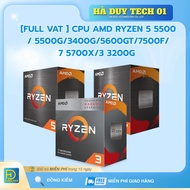 [FULL VAT] AMD Ryzen 3 3200G CPU | Ryzen 5 3400G 5500G 5600GT 7500F - Ha Duy Tech