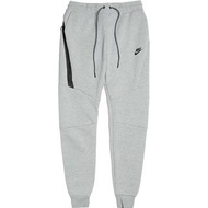 Nike Techfleece tapered pants 縮口棉褲 淺灰M 防水拉鍊