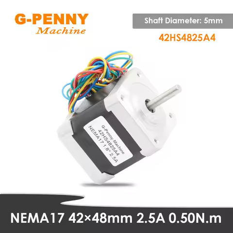 G-Penny Nema17 42HS4825A4 Stepper motor 2.5A 0.50N.m 71OZ-IN 1.8 degree 4-Lead For 3d printer cnc