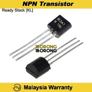 10pc NPN/PNP Transistors BC547 S9012 2N3906 2N2222A TO-92 Package