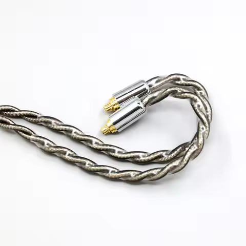 99% Pure Silver Palladium + Graphene Gold Earphone Shielding Cable For AKG N5005 N30 N40 MMCX LN0082