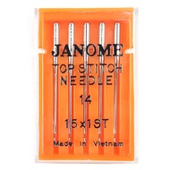 JANOME Household Premium Bur ST Pointed Needle (Linen Needle) No. 14 Made In Vietnam