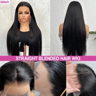 200% Density 34 Inch 5x5 13X4 13X6 HD Ear To Ear Lace Front Wigs Natural Hairline No Glue Human Blen