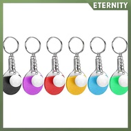 ETERNITY  Key Chain Table Tennis Keychain Racquet Keyring Table Tennis Raet Key Ring Bag Pendant Dec