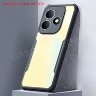 Phone Case For Realme Note 80 70 60 50 70T C53 C51 Narzo N53 4G 5G 2026 Acrylic Clear Protection Sho