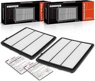 A-Premium 2-PC Engine Air Filter Compatible with Infiniti QX50 2019-2023, QX55 2022-2024, 2.0L, Repl