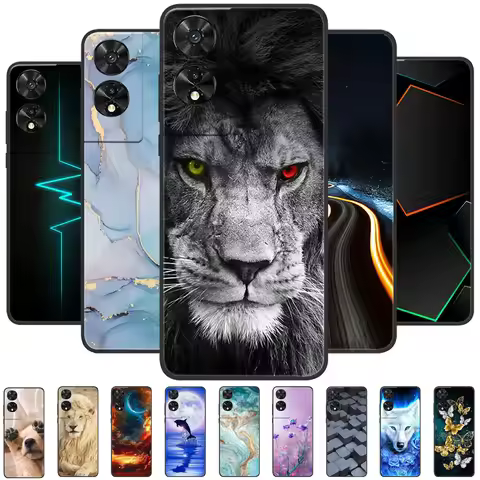 For TCL 505 Case TCL 50 SE / 50 5G Silicone Shockproof Soft Phone Cover for TCL 505 Case Funda Cute 