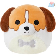 Boneka Anjing Beagle 10" Plushie Asli yang Comel dan Lembut, Bantal Anak Anjing yang Empuk, Hadiah H