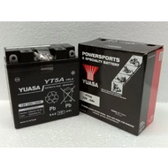 YUASA MOTORCYCLE Motorcycle Spare Parts BATTERY Motors Motorcycles YT5A (YB5L)  (made in Vietnam) - for YAMAHA MIO SPORTY