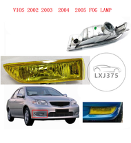 ไฟตัดหมอกที่กันชนหน้าสีเหลือง1คู่ไฟตัดหมอกสำหรับ TOYOTA VIOS 2002 2003 2004 2005