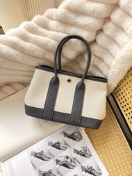 Hermes Mini Garden Party Ardoise  石板灰 帆布 Canvas Stamp K