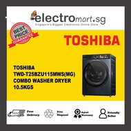 TOSHIBA TWD-T25BZU115MWS(MG)  WASHER DRYER, 10.5 KGS