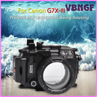 VBNGF 40M 130ft เคสดำน้ำกล่องกันน้ำเคสสำหรับถ่ายรูปใต้น้ำสำหรับ Canon Powershot G7X Iii/ G7 X Iii/ G
