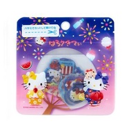 Sanrio 日本正版 Hello Kitty 袋裝 和風貼紙 Summer