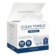 100xlusda Wet Super Approved Cleansing Face Towel 50 Towels Time Makeup Remover 1 Carat Towel club E