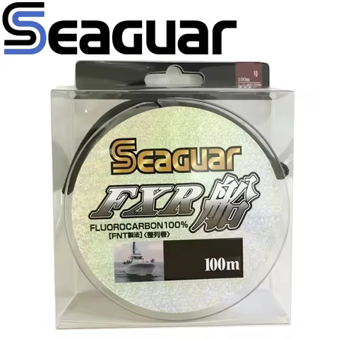 SEAGUAR FXR BOAT Original Fishing Line 6LB-12LB 100% FLUOROCARBON Fishing Lines 100M