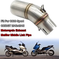 Fit For BMW C 600 Sport C650 GT C600 C650GT 2012-2014 2015 Motorcycle Exhaust Muffler Middle Link Pi