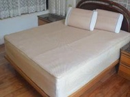 三上3D立體彈簧雙層透氣墊【5尺X6.2尺記憶床墊獨立筒乳膠床墊標準雙人床專用】高透氣涼爽又舒適