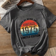 Vintage Clothes Women,"50 YEARS OF BEING AWESOME VINTAGE 1975 LIMITED EDITION",Vintage Tops,2000s St