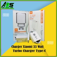 XIAOMI 33 watt Fast Charging Charger Type C Original 100%