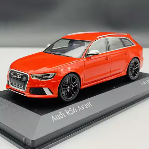 Defective Minichamps Die-cast 1:43 Scale Audi Rs6 Avant C7 Simulation Alloy Static Car Model