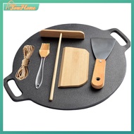 【Fast Delivery】Pancake Pan Pancake Maker Round Pancake Frying Pan with Handle Cast Iron Skillet Panc