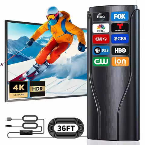 VUELVE Long Range Digital HD TV Antenna 4K Local Channels TV Antenna for Smart TV and All Older TV's