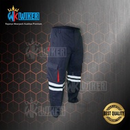 Celana safety warna sesuai pesanan/seragam kerja/wiker